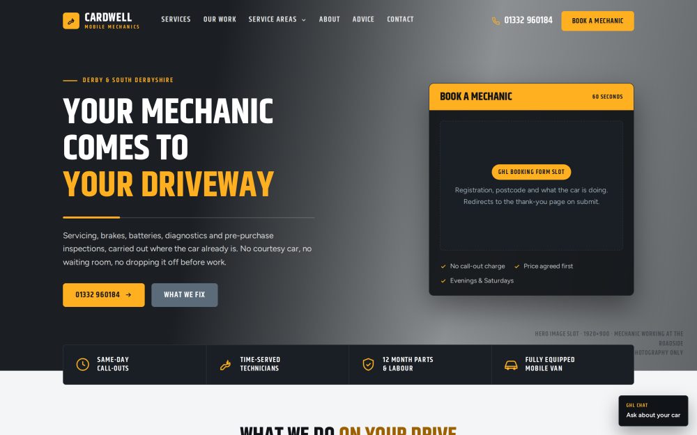 The Cardwell homepage